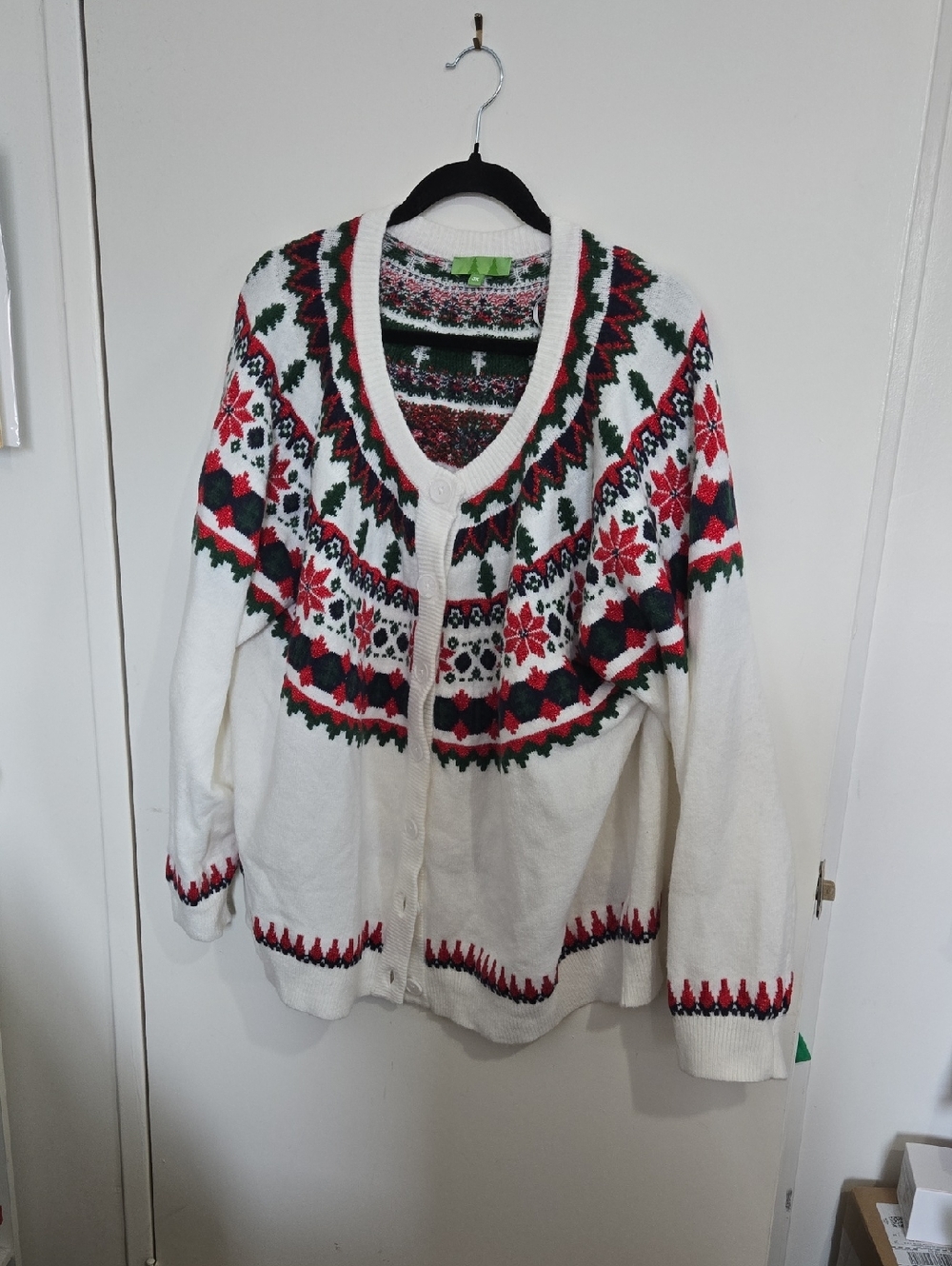 Giant Tiger Ladies 3X Christmas Cardigan